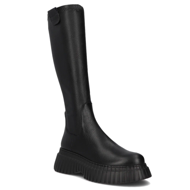Filippo Lederstiefel  0053 Schwarz