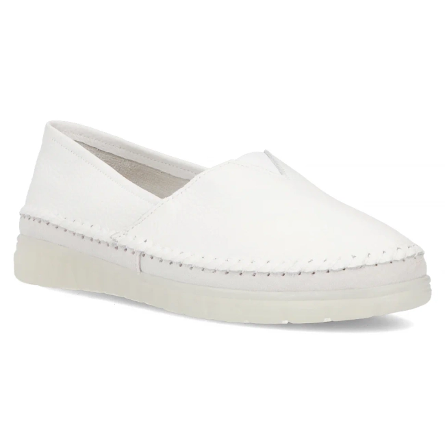 Filippo Lederhalbschuhe DP6160/24 WH Weiß