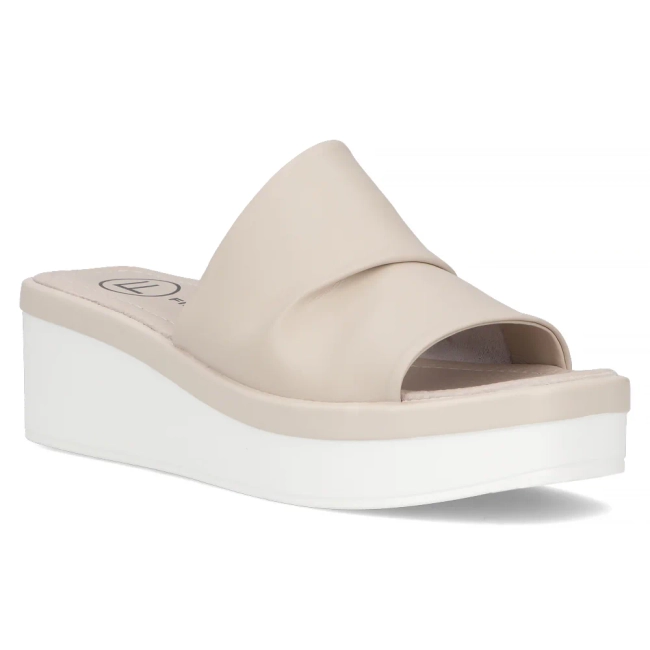 Filippo Leder Pantoletten DK6147/24 BE Beige