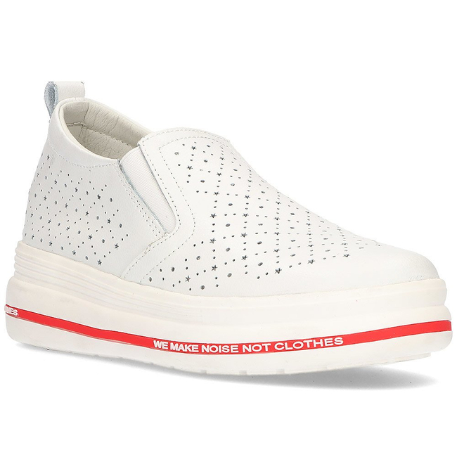 Filippo Lederhalbschuhe DP2009/21 WH Weiß