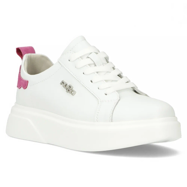 Filippo Ledersneakers DP4580/24 WH Weiß